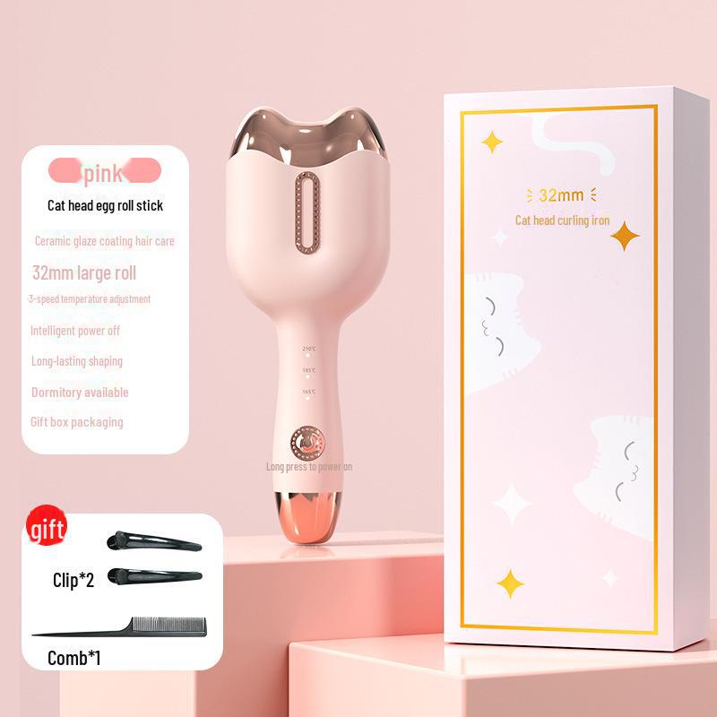 

Интернет-знаменитость Котёнок Коготок 32 мм Плойка с эффектом водной ряби