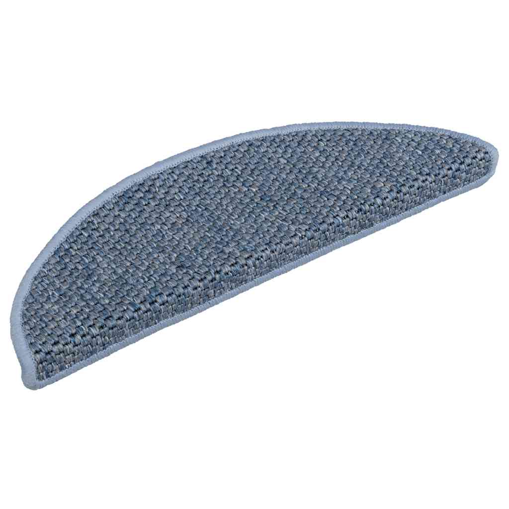 Vidaxl Samoprzylepne Nakładki Na Schody, 15 Szt., 56X17X3Cm Niebieskie
