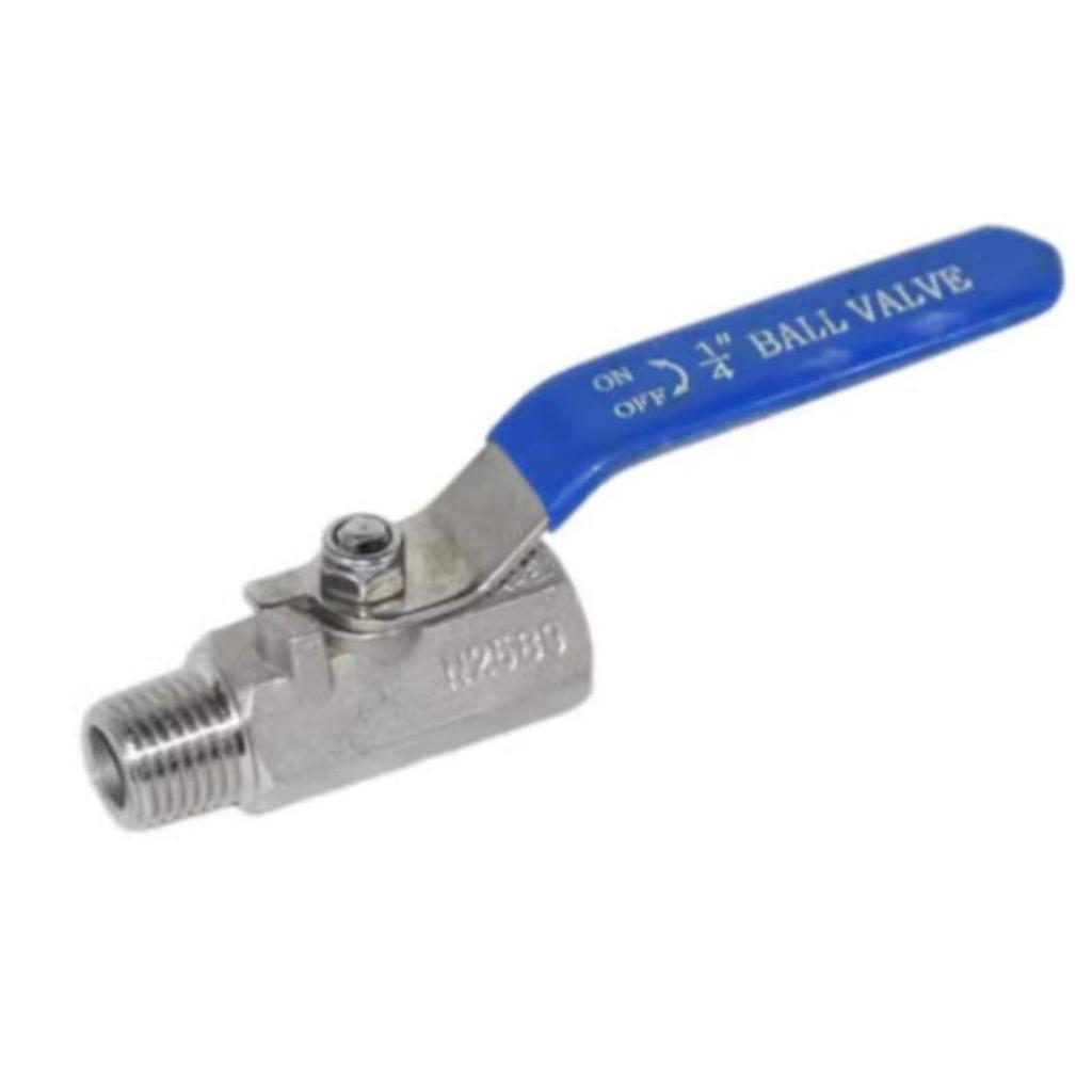 1/4" 3/8" 1/2" 3/4" 1"- 2"  BSP Female/Male 304 Stainless Steel One-Chip Type Ball Valve Butterfly Handle Valves