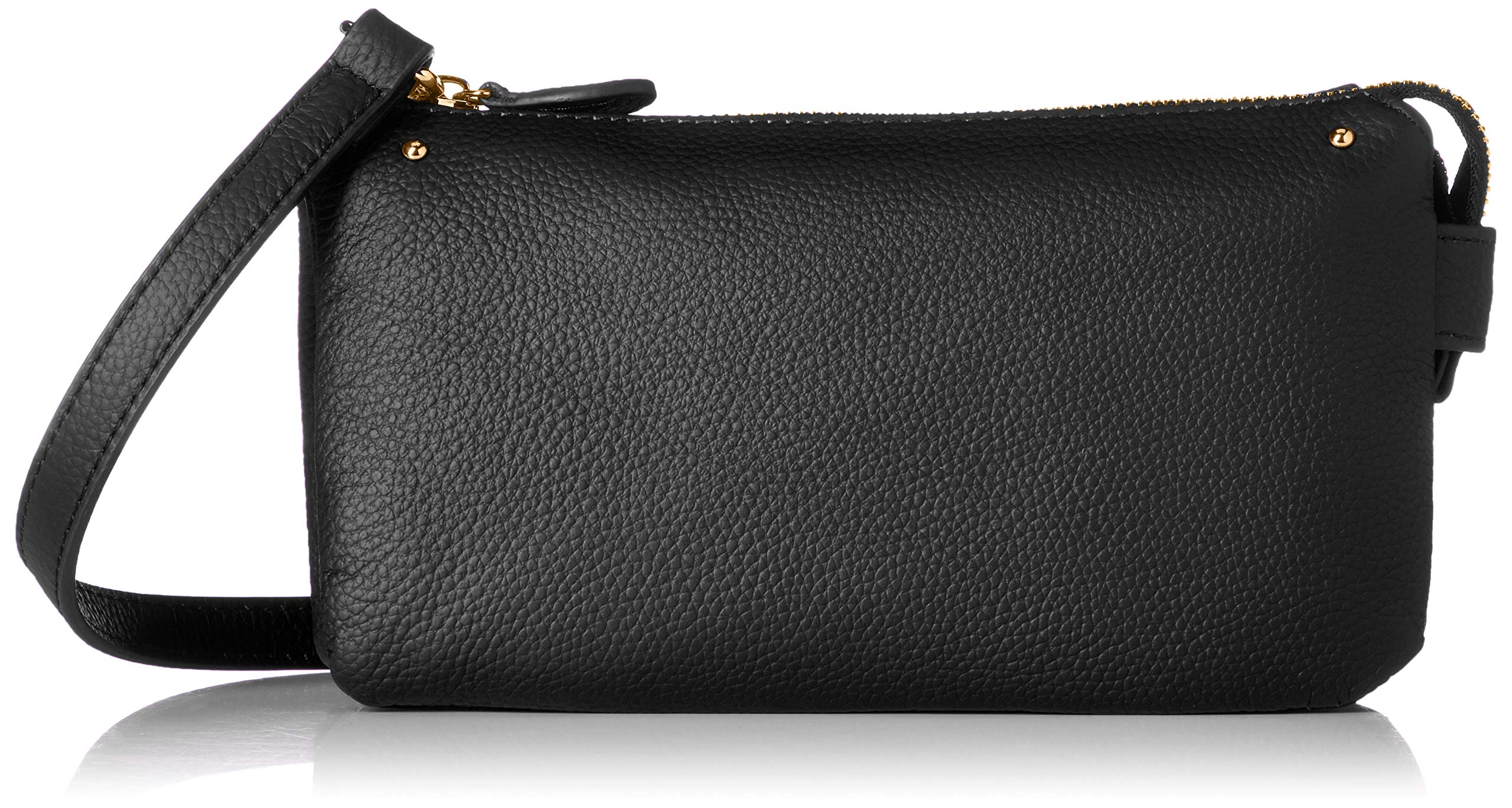 

Genuine cowhide wallet pochette black [Lux] oinw-n1725-00s