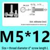 M3-M8 Hand-Tightened Transparent Acrylic Knurled Screw 
