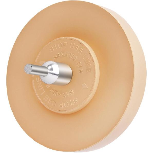 Eraser Wheel for Drill, Sticker Remover Tool for Automotive Car Sticker, Vinyl, Rv, with Plastic Scraper, Scraper Tool, Serrated&Solid Eraser Wheel -