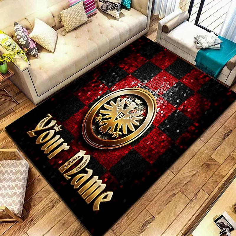 Eintracht Frankfurt Custom Name Carpet Rug for Living Room Bedroom Home Sofa Decoration,Kids play Non-slip Floor Mat