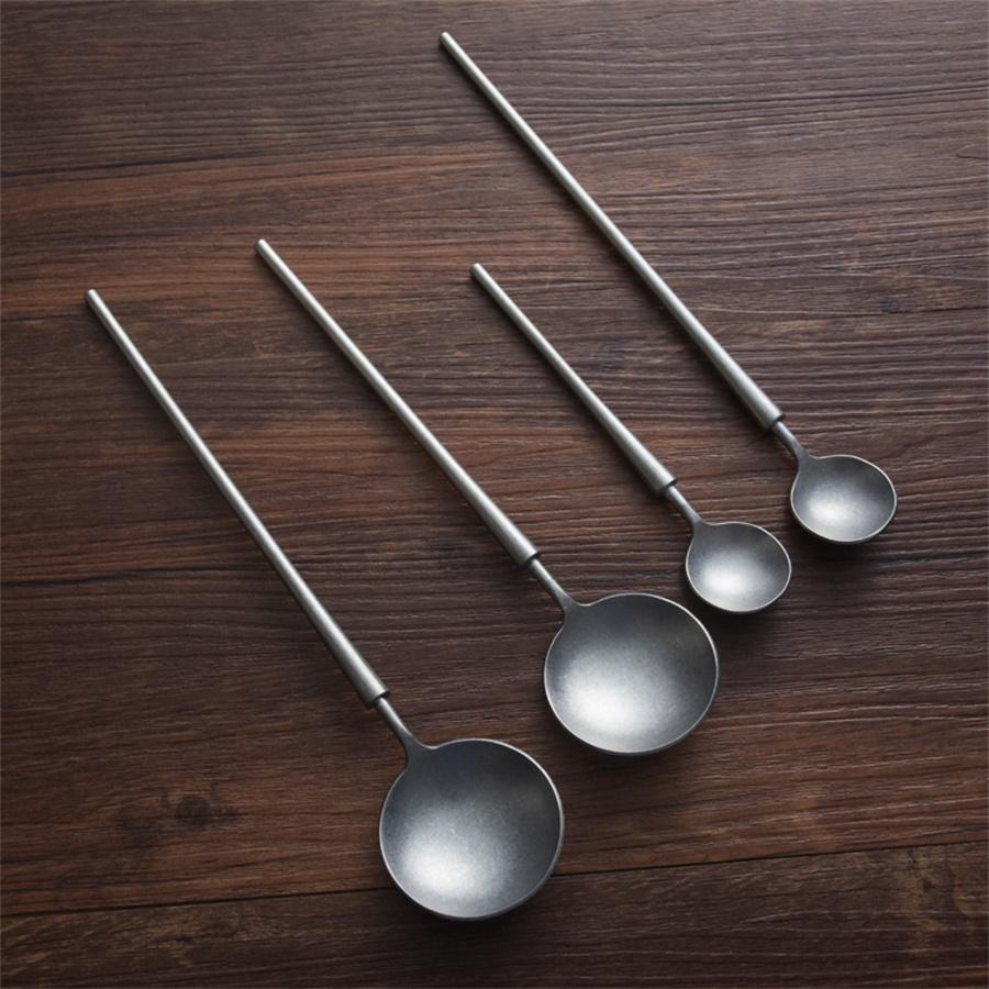 304 Edelstahl Skandinavisches Ins Baum Muster Messer Gabel und Löffel Dreiteiliges Haushalts Westliches Besteckset