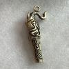 Sun Wukong Brass Whistle Ornaments Keychain Pendant Retro Decorative Figurines Dragon Head Copper Whistle Souvenir Car Pendant