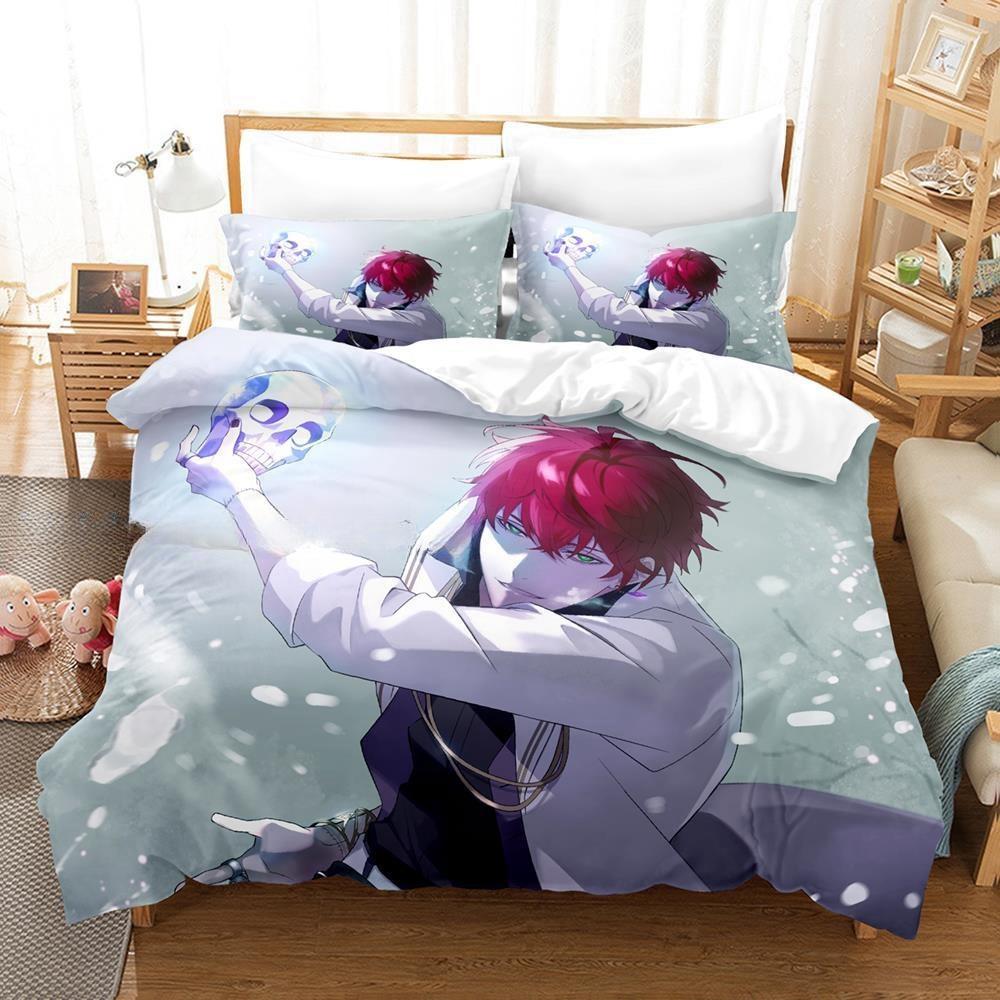 New Game Promise of Wizard Bedding Set Duvet Cover Comforter Bed Set Quilt Cover Pillowcase King Queen Twin Size Boys Girl Adult