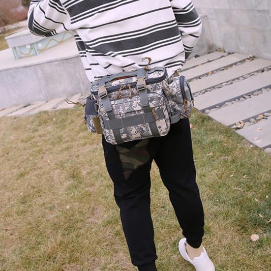 MUQZI Sportzubehör, Outdoor-Sport, einzelne Schulter-Hüfttasche, Angelköder, Rollen-Aufbewahrungstasche