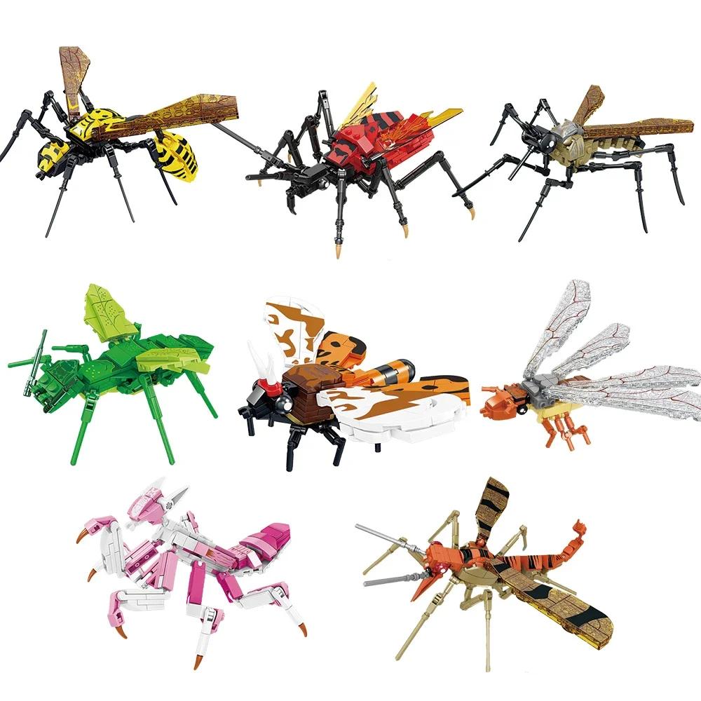 Mosquito Insects Building Blocks Toys Set - Long-Lasting Play & Party Gift for Kids Great Collectible Orchid Mantis Redviidae