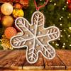 Christmas Gingerbread Ornaments Resin Christmas Pendant Cute Cartoon Ornaments Resin Christmas Tree Fireplace Ornaments Holiday