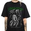 26 Nightmares Horror T-Shirt – Screaming Woman & Monster Art, Gothic Woodcut St Unisex T-Shirt