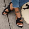 Fashionable and Versatile Sports Style Women's Sandals with Mesh Fabric, Breathable and Comfortable for Indoor and Outdoor Wear