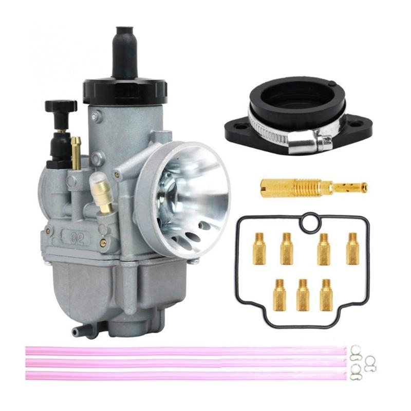 

High Efficiency Motorcycle ATV Carburetor Replacement Improves Acceleration Power Output All Inclusive Hardware Included 32mm