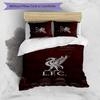 3 pièces L-Liverpool (6) Ensemble de housses de couette - Literie imprimée HD avec 1 housse et 2 taies d'oreiller - Parfait pour la décoration de la maison et des dortoirs