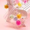 Transparent Emoji Small Nose TPR Stress Relief Fidget Ball - Cartoon Dumpling Toy