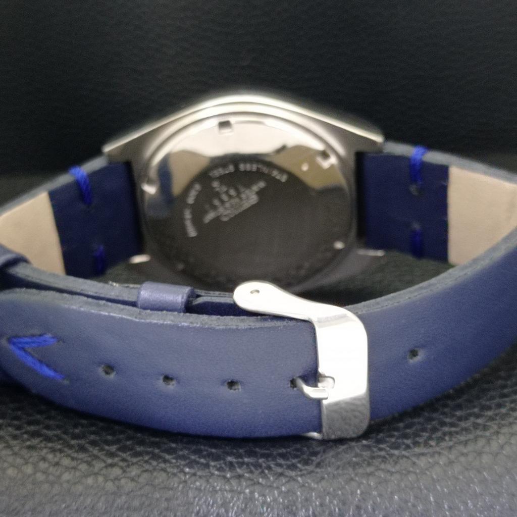 JAPAN 6309A VINTAGE SEIKO 5 AUTOMATIC MENS BLUE COLOR DIAL WATCH a701284-5 R206a-a701284