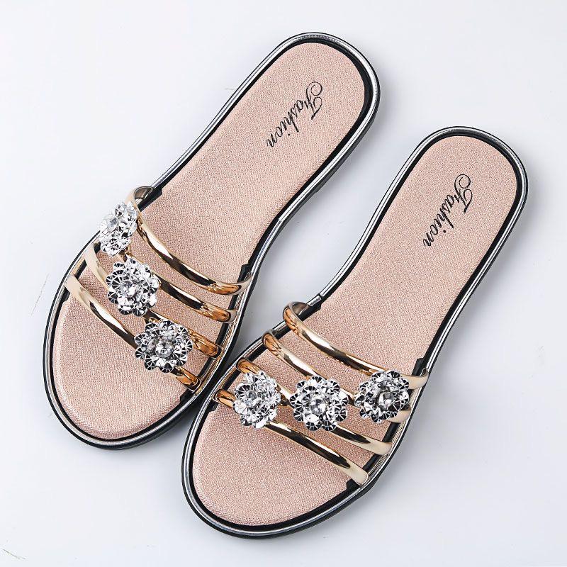 

Versatile Women s High-End French Style Outdoor Sandals 38