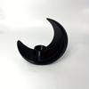 3D Crescent Moon Vase: Decorative Jar for Living Room, Entryway, Bedroom, or Desktop.