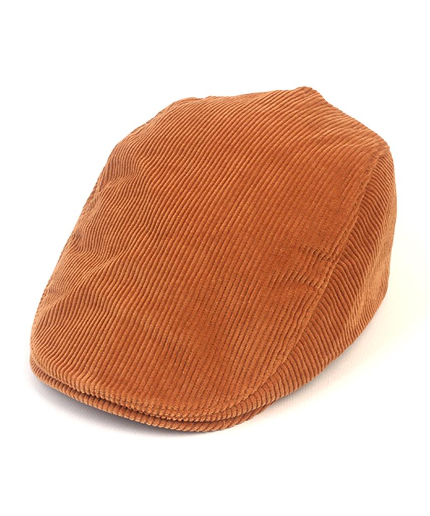 Simple Corduroy Beige Hunting Cap