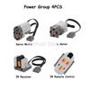 Legoeds-compatible MOC Technical Power Functions M Motor 8883 Modified Remote Control Power Group Train Lithium Battery Box 9686
