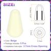 Uxcell Electric Guitar Switch Tip Phillips Toggle Switch SQ Replacement Pickup Selector Parts for Electric Beige Knobs, 5-Pack, 3.7mm Head,