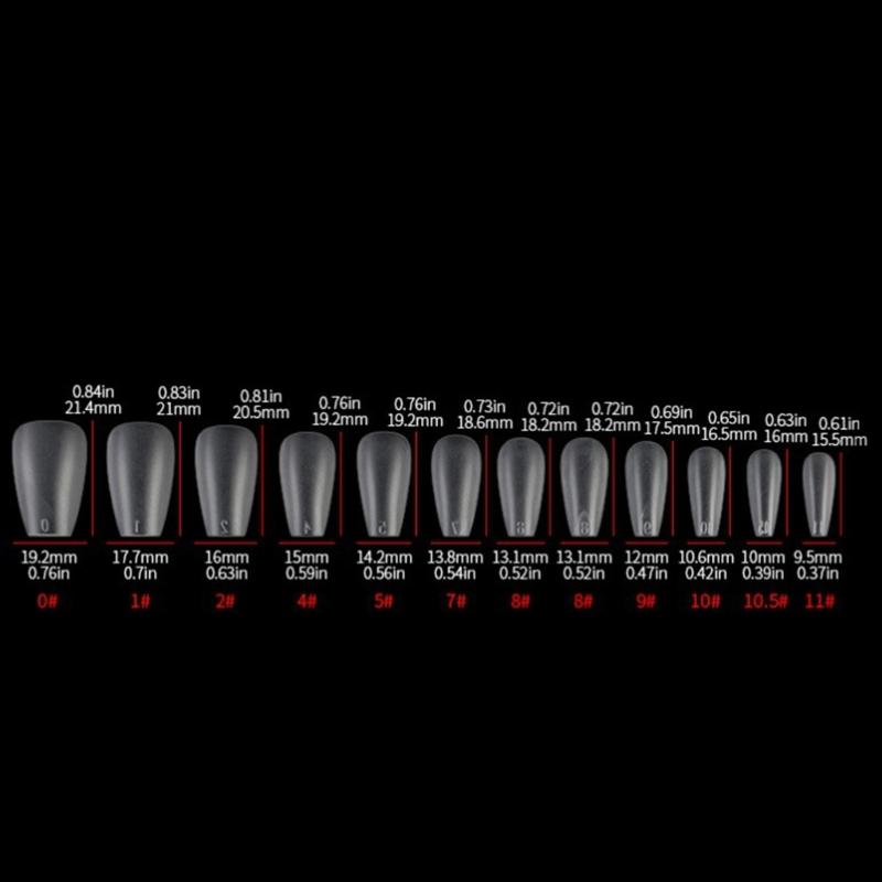 24pcs Medium Length Summer Press on Nail Full Cover False Nail with Seaside and Coconut Tree Designs