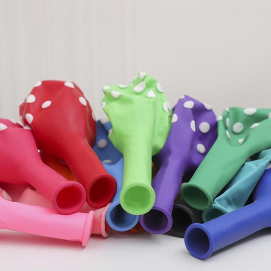 100 Pcs Colorful Polka Dot Balloons 12-inch Large Assorted Latex Balloons for Birthday Party Supplies Wedding Festival Decoration