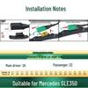 Multi-Functional Frameless Silent Wiper Blade for Mercedes GLE350/d/e