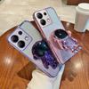 For Xiaomi Redmi Note 13 Pro 4G/Poco M6 Pro 4G Case Astronaut Hidden Kickstand PC+TPU Phone Cover