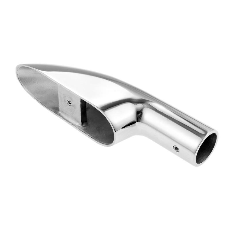 25mm/22mm Tube Marine Grade 316 Stainless Steel Boat Rail End Boats Tubing Hand Rail Fitting For Sailboat & Powerboat Railing
