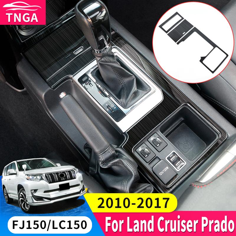 2010-2017 For Toyota Land Cruiser Prado 150 Lc150 Fj150 Upgrade Accessories Interior Decoration Stainless Steel Gearbox Cover