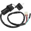M MATI Ignition Key Switch For Honda Recon 250 1997- TRX250EX TRX250X 2001- TRX400EX 1999-2004 FourTrax 200 TRX200/TRX200D 1990-1997 35100-HM8-000