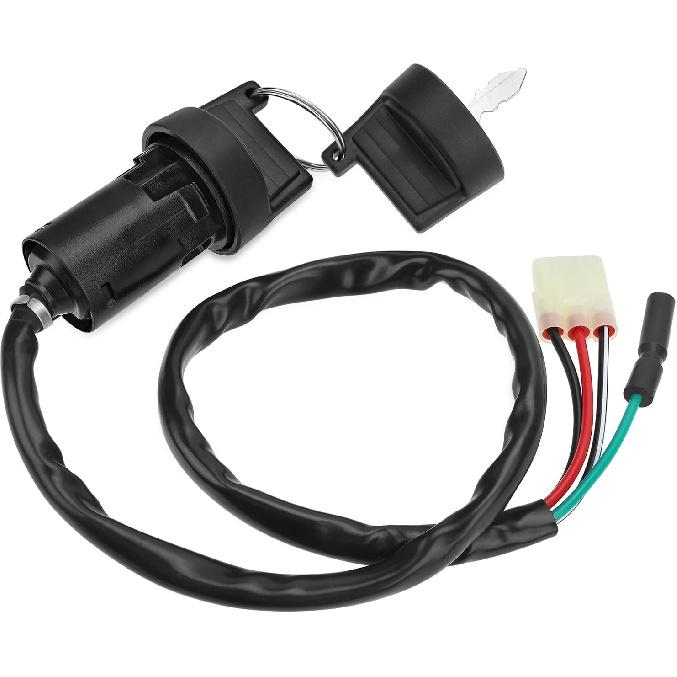 M MATI Ignition Key Switch For Honda Recon 250 1997- TRX250EX TRX250X 2001- TRX400EX 1999-2004 FourTrax 200 TRX200/TRX200D 1990-1997 35100-HM8-000