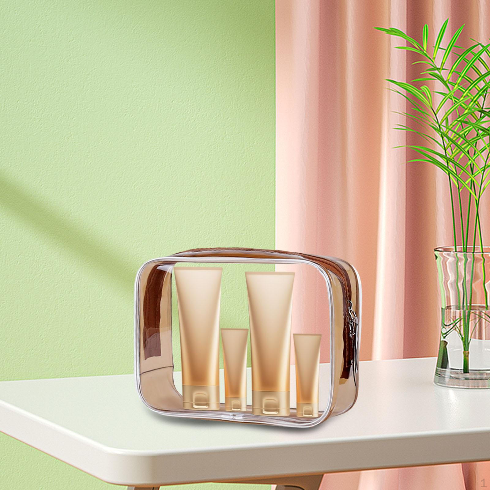 

Прозрачная косметичка, косметический легкий водонепроницаемый органайзер, дорожные сумки для