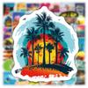 Stickers Waterproof Stickers Car Camping Stickers Hawaiian 100 Surf Stickers Set