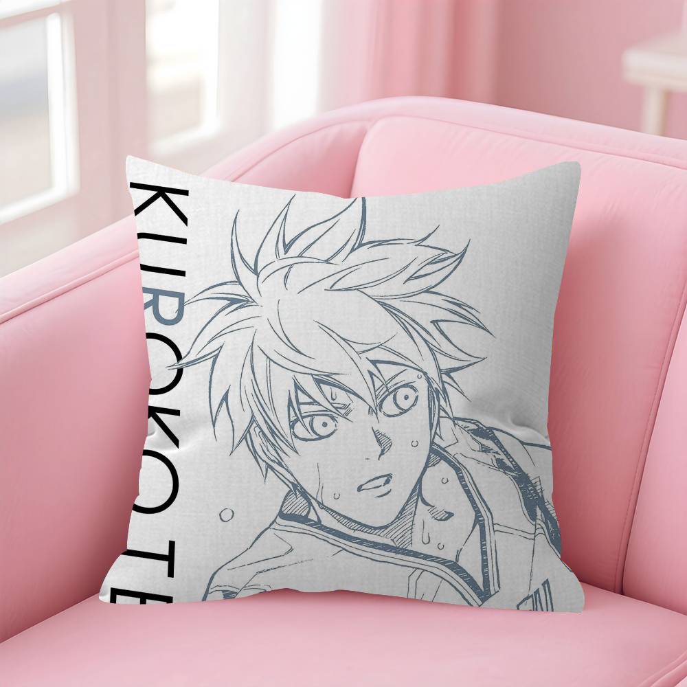 Federa cuscino anime Kuroko No Basket copricuscino divano decorazione stanza casa regalo per bambini