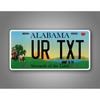 Vintage Alabama Custom License Plate Tin Sign Wall Decor