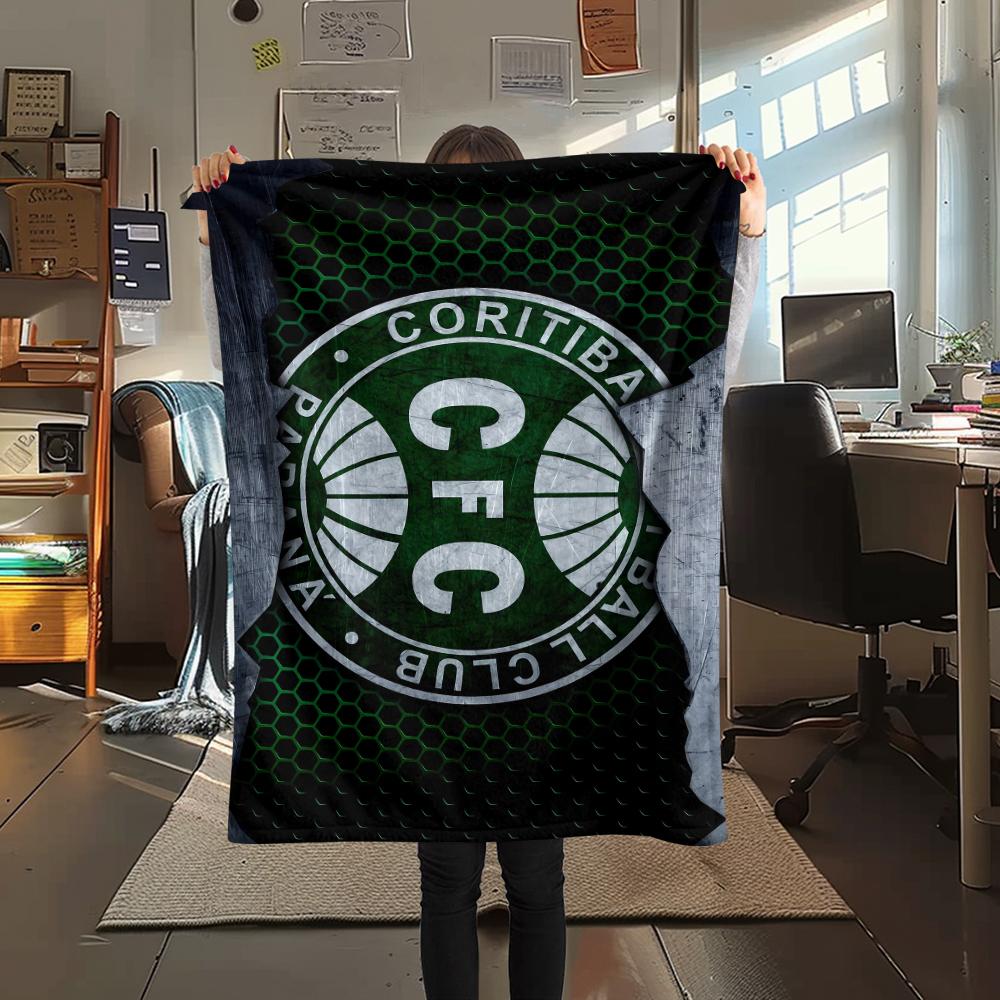 

FootBall Club Print Flannel Blanket,High quality Comfortable for All Seasons,Home Decor,Warmth and Comfort,Perfect for Christmas Gifts 80cm x 120cm