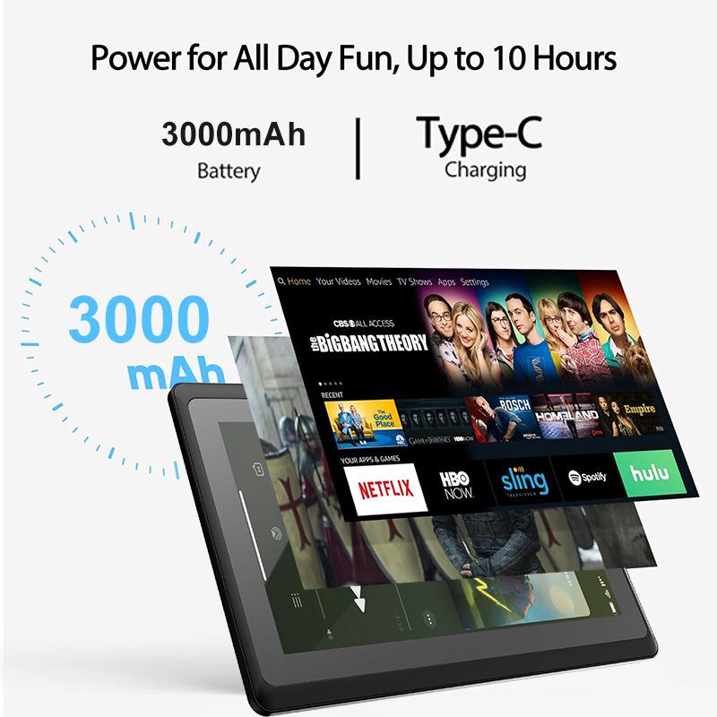 7" Kids' WiFi Tablet, Dual Camera, TF Card Expansion, Toy Tablet with IPS Screen, In Stock
