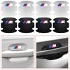 4P/Set Car Door Handle Anti-scratch Sticker Carbon Fibre For 320i 325i 320Li 325Li 330Li X7 X3 X4 X5 X6 E39 E60 E61 F10