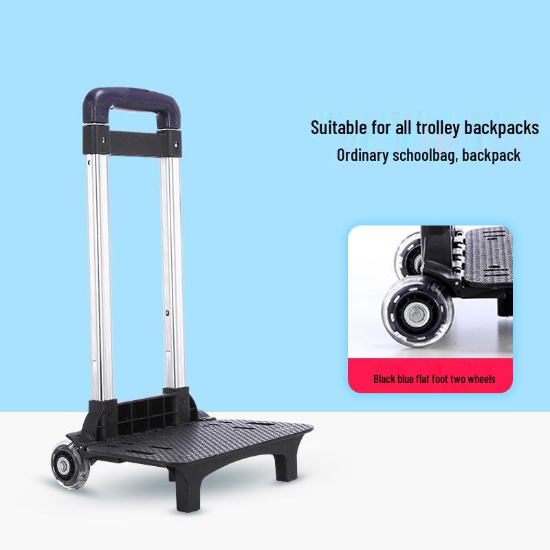 Folding Backpack Cart with Flashing Wheels for Kids – 3 or 6 Wheel Options