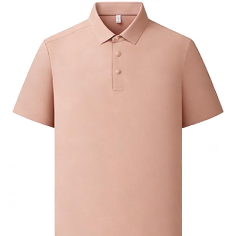 PERFEITO CRIATIVO Men's Cooling Short Sleeve Polo Shirt
