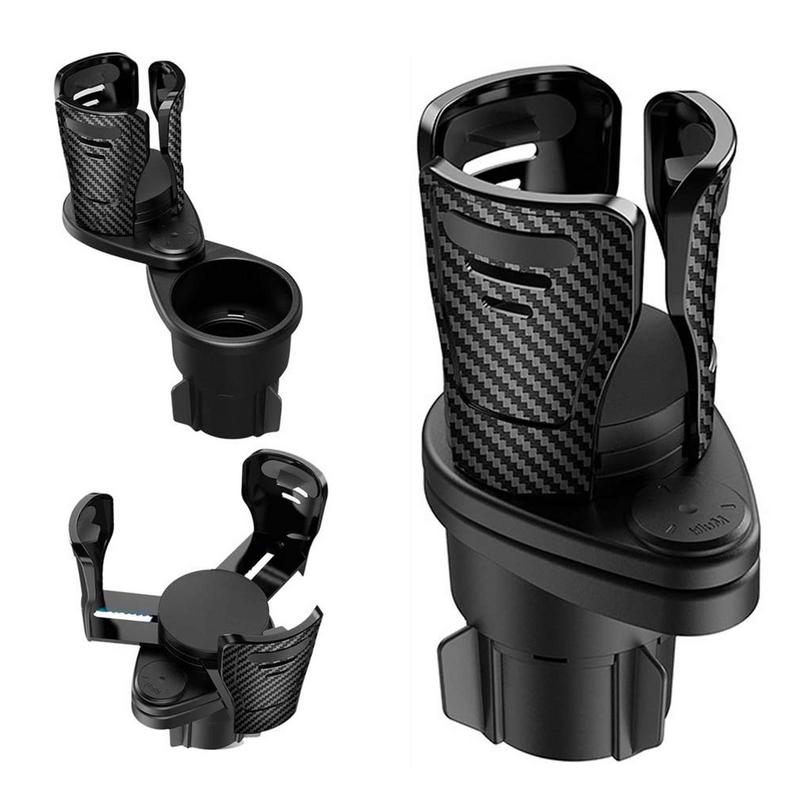 Car Cup Holder Expander 2 In 1 Auto Cup Holders Expander Adapter Auto Cup Expander Phone Holder Compatible With Bottles Mugs