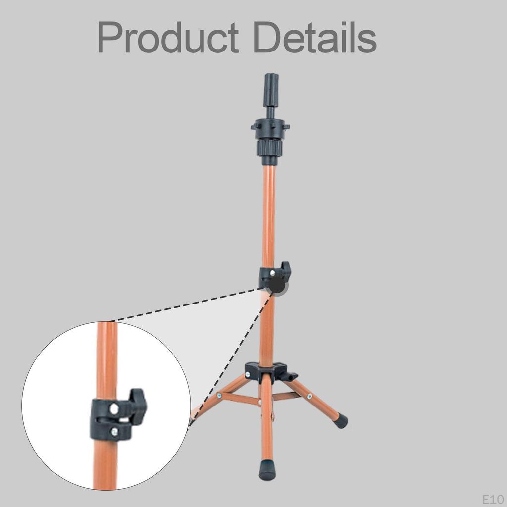 Mannequin Head Stand Adjustable Durability, Sturdy Premium Practical, Professional, Easy to Use Wig