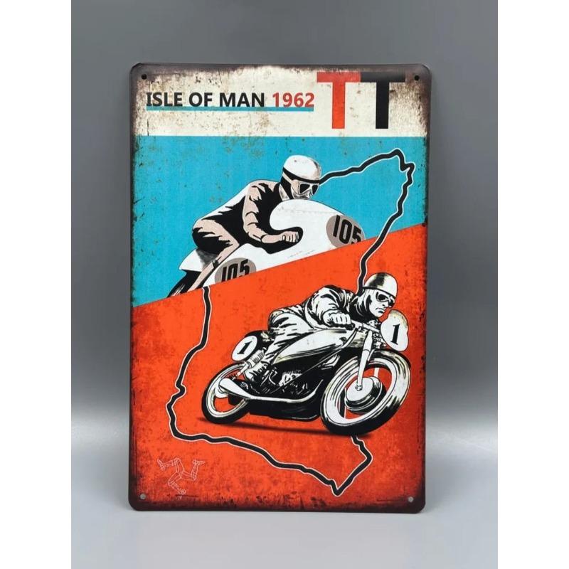 Auto Metal Wall Sign, Garage Bar Decor Plaque 20x30cm