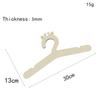 Cute Wooden Baby Hangers Bear Bunny Shaped Kids Clothes Hangers Heart Cutouts Non-Slip Nursery Organizer  Baby Clothes Outfits