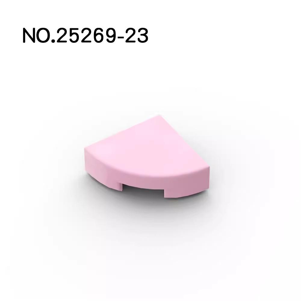 20Pcs  MOC Compatible Assembles Particles 25269 48410 Tile Round 1 X 1 Quarter Building Block Parts DIY Compatible Tech Toy