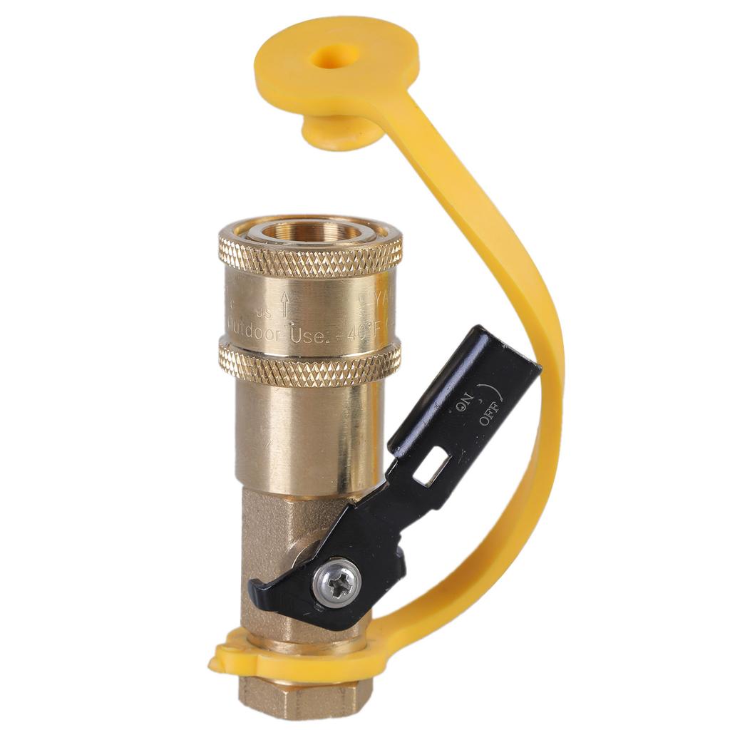 Set of 7 Brass Propanes Connectors Quick Connecting Fitting Conversion Fitting Grilling Connectors Suitable for Travel