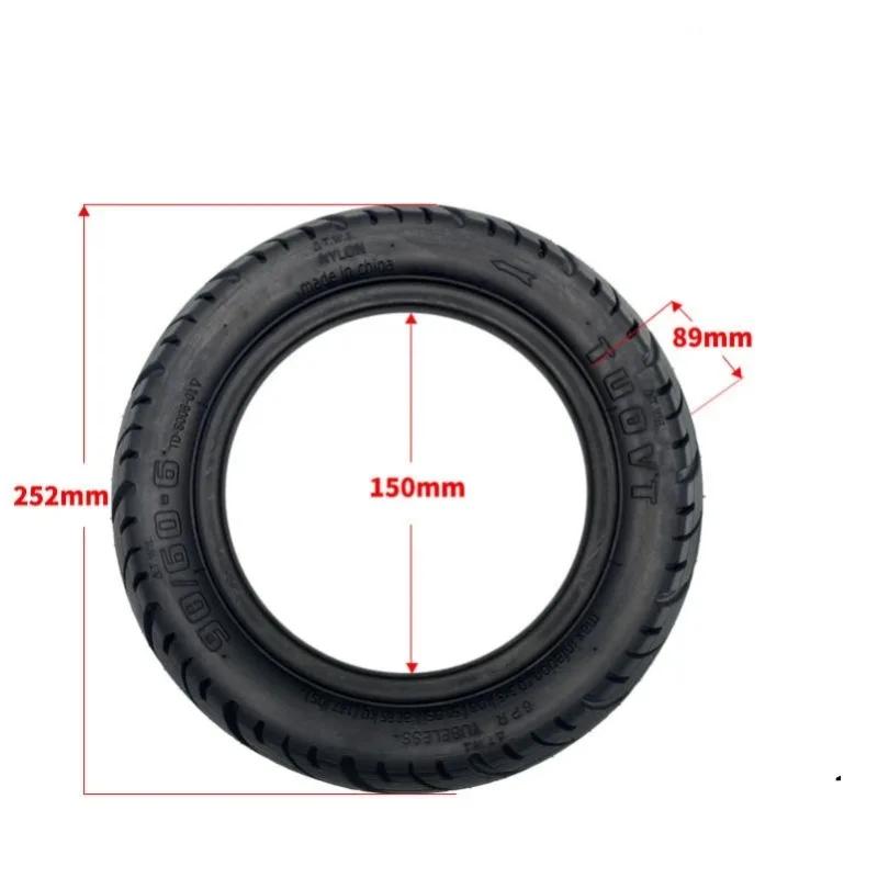 High Quality TUOVT Tire 90/60-6 Tubeless Tire for Electric Scooter Tire Thickening Tire Accessories