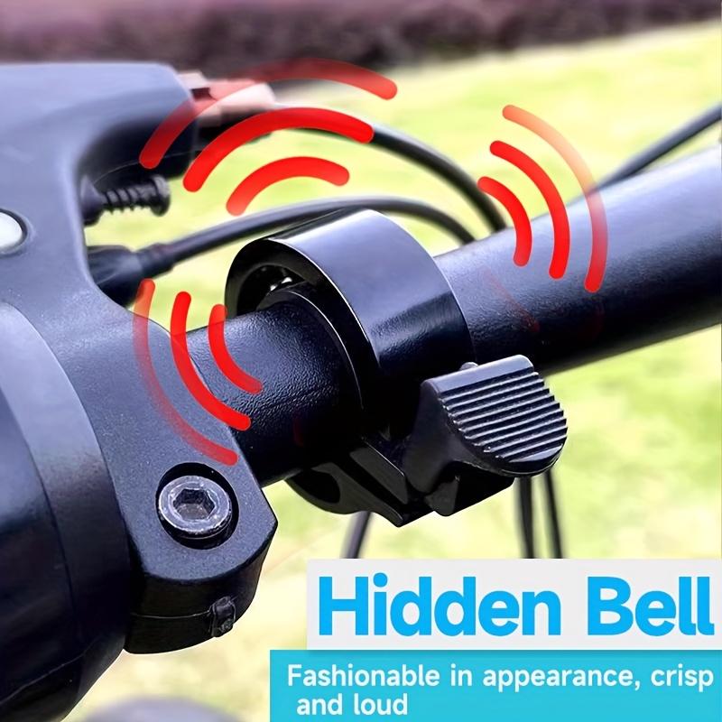 1pc Super Loud Invisible Bike Bell, Aluminum Alloy Hidden Design for Mountain and Road Bikes, for Riding and Decoration