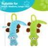 Haustiere Hund Quietschspielzeug, 2er-Pack, Zerrspielzeug für Hunde, interaktives Plüschwelpen-Kauspielzeug, Plüsch-Sound-Quietschspielzeug, Haustierbedarf